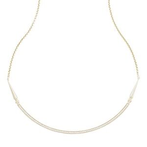 KENDRA SCOTT • Scottie Choker Bar Gold Necklace